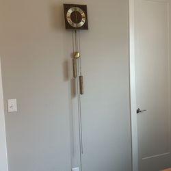 Working Antique Pendulum Brass Clock