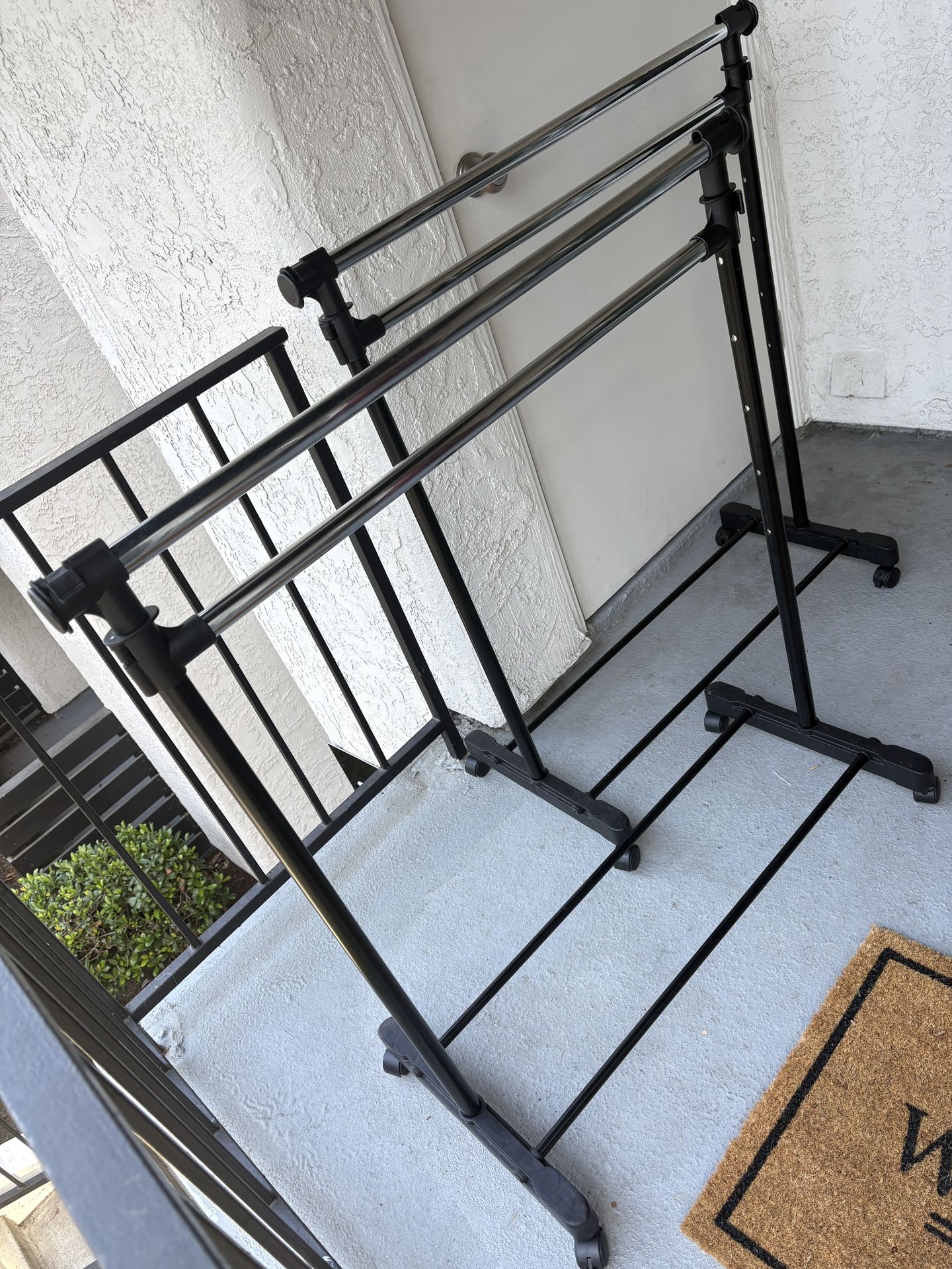 2 Clothing Racks 