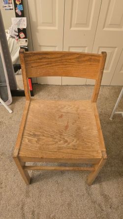 MOVE OUT SALE - Oak Wood Chair