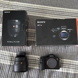 Bundle Sony a7 Riv and G master lens 50mm F1.2mm