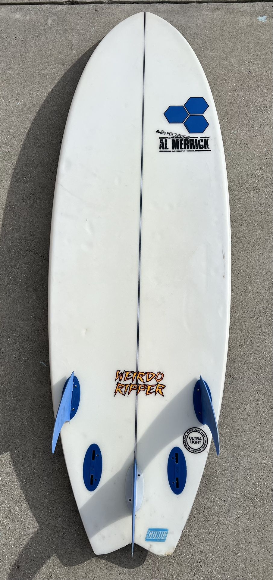 5'6 Channel Islands Weirdo Ripper Surfboard Surf Board Groveler Al