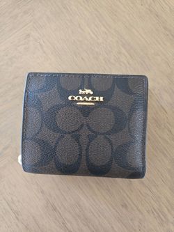COACH trifold wallet
