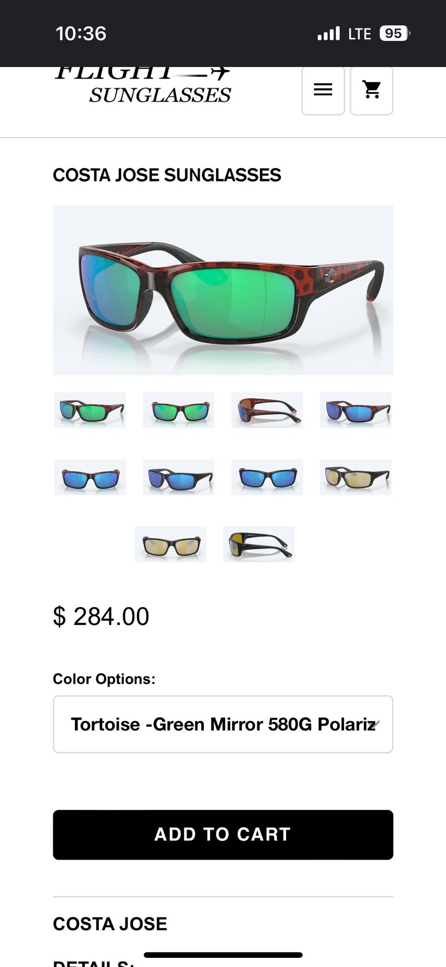 Costa Jose Sunglasses 