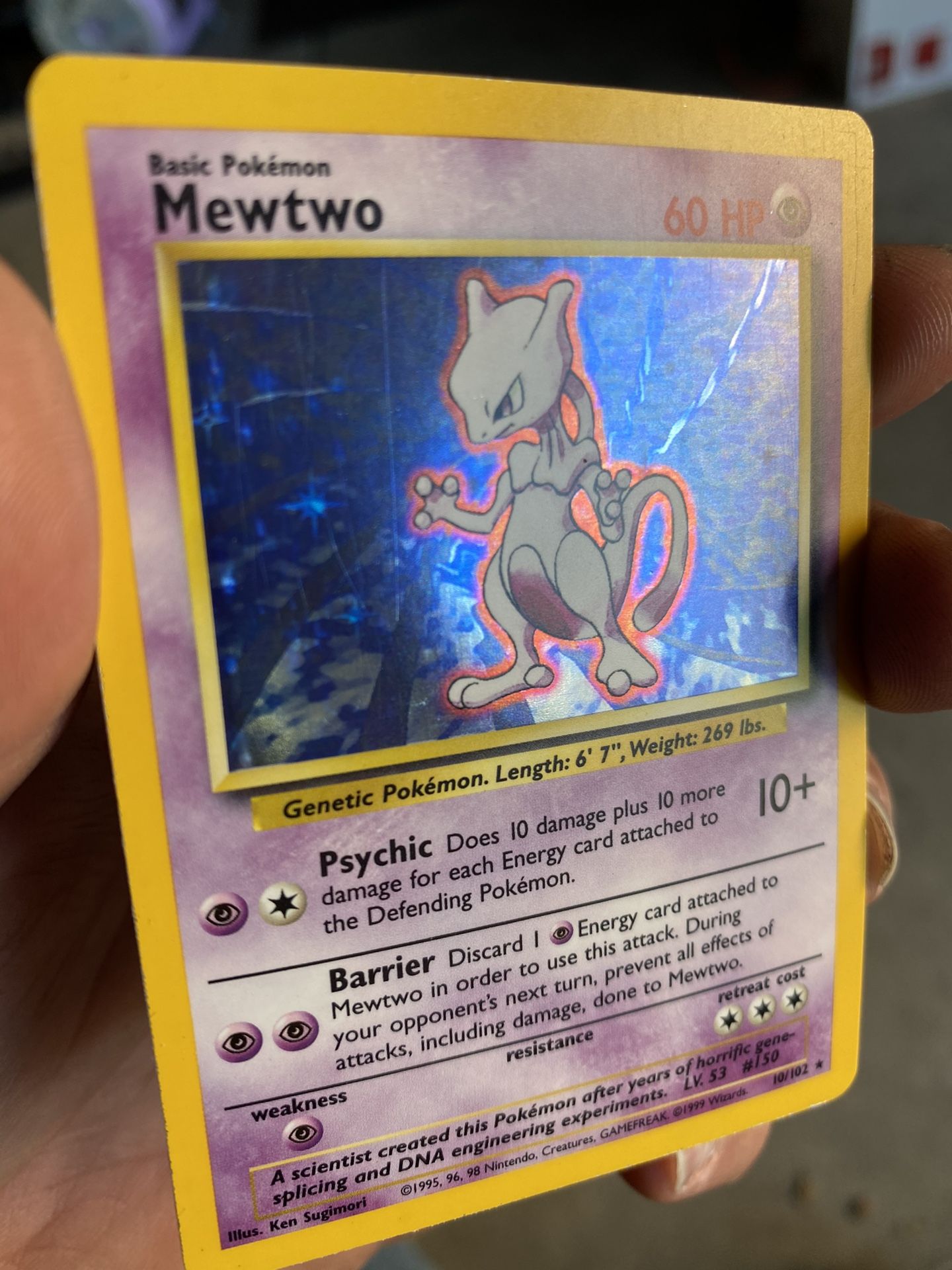Authentic 1999) Mewtwo basic pokemon card is available for purchase on au  PAY Market - Imported Goods Online Store Co.Ltd. | au PAY Market - Online  Shopping Site