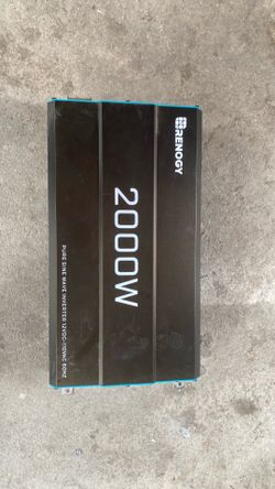 Renogy 12V 2000 watts pure shine wave inverter