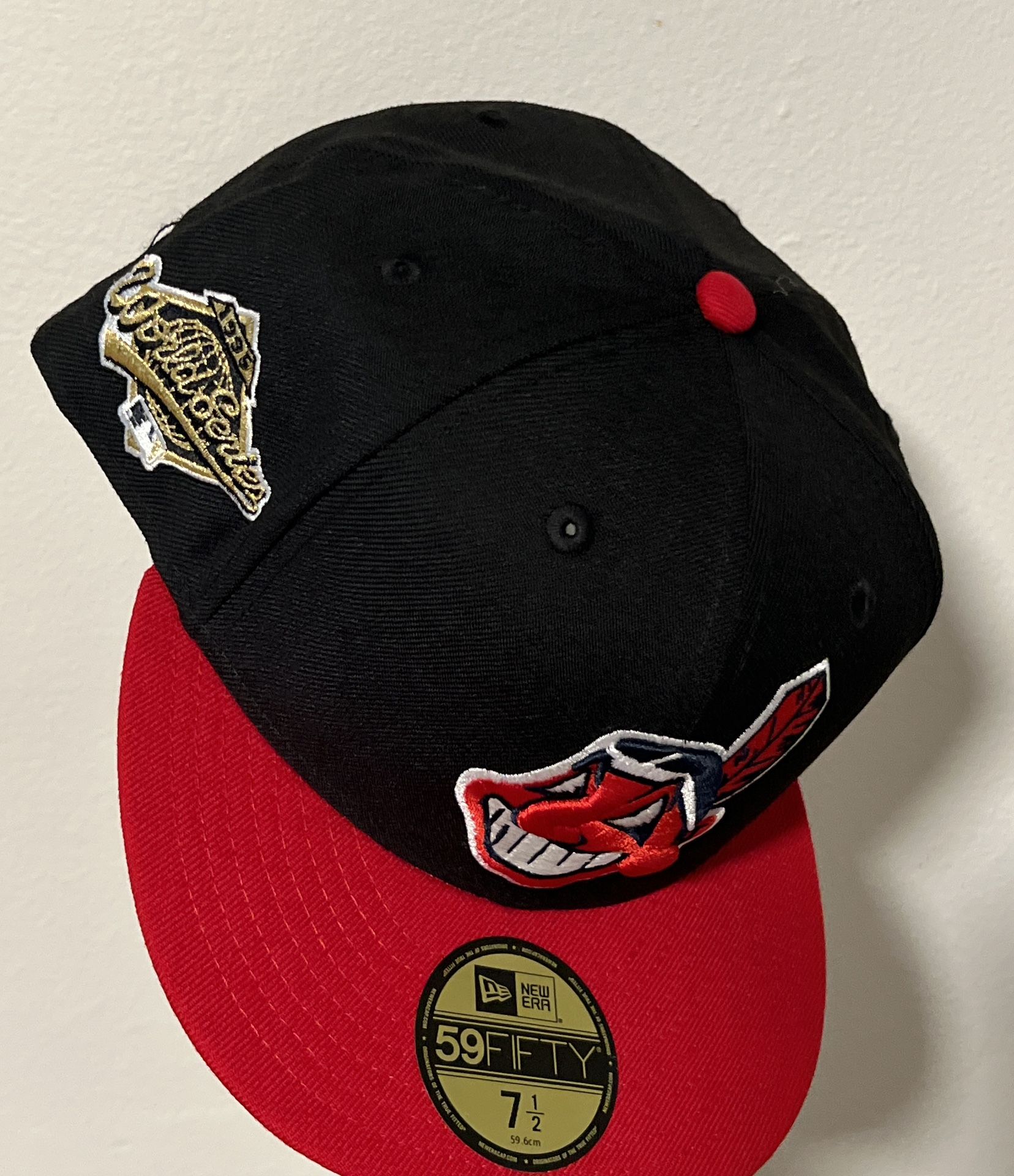 Chief Wahoo - Cleveland Indians 2Tone Black/Red Chief Wahoo