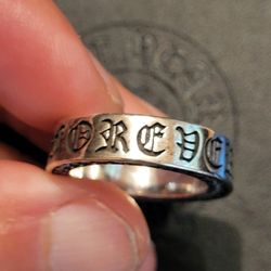 CH Chrome Hearts Cross Diamond Ring Size 7.5
