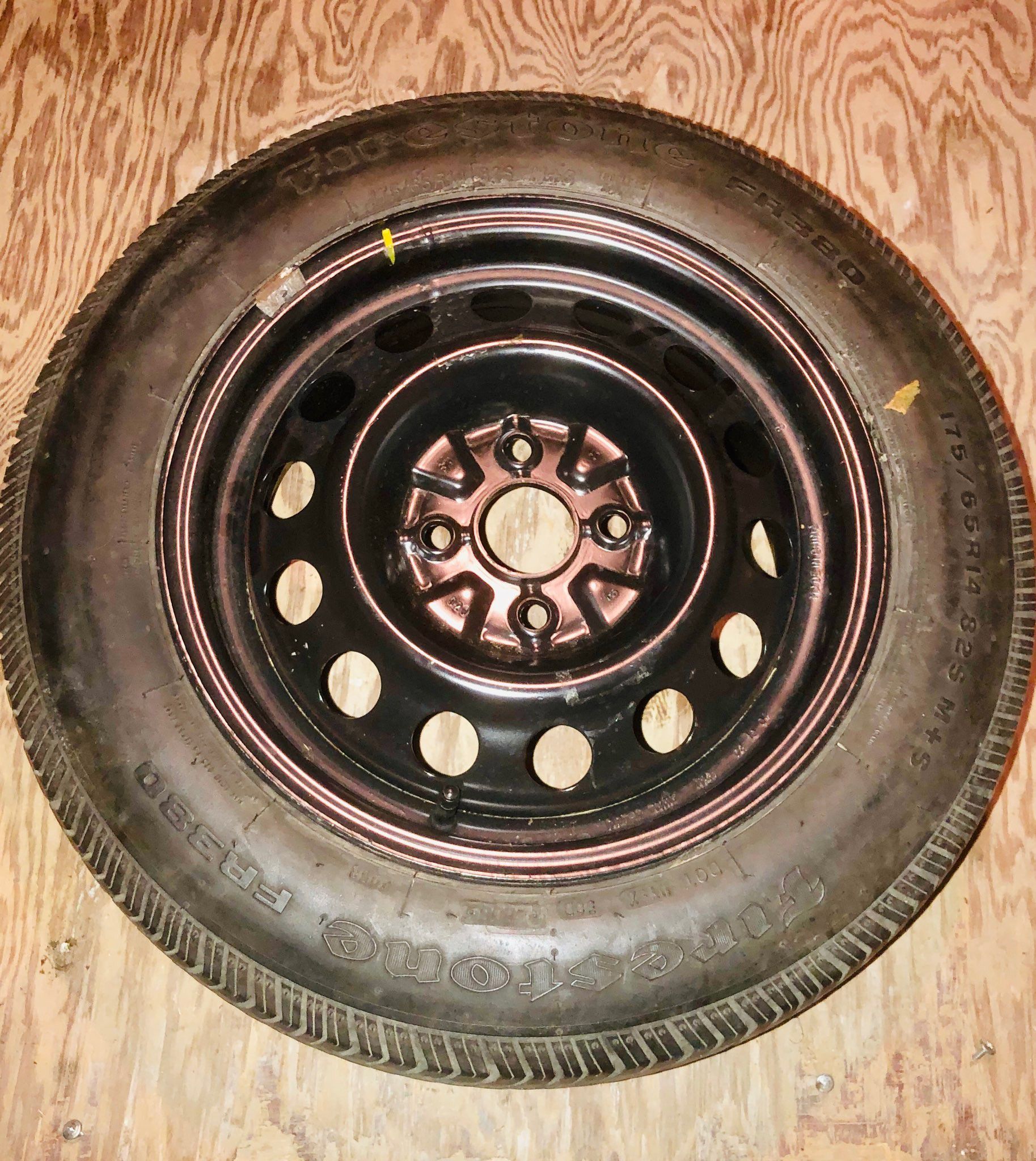 brand new spare wheel rim new tire never used 4x100