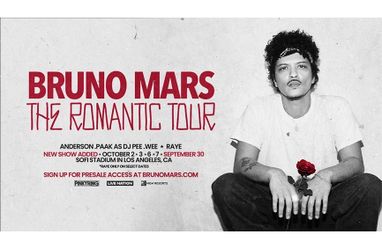 Bruno Mars with RAYE