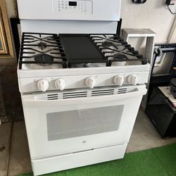 Oven White Gas Oven