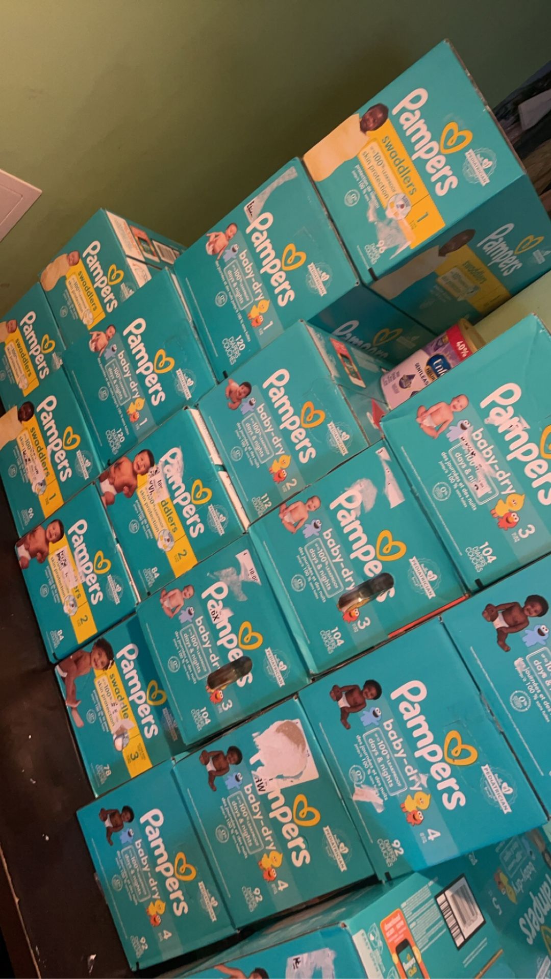 Pampers Boxes Newborn To Size 7
