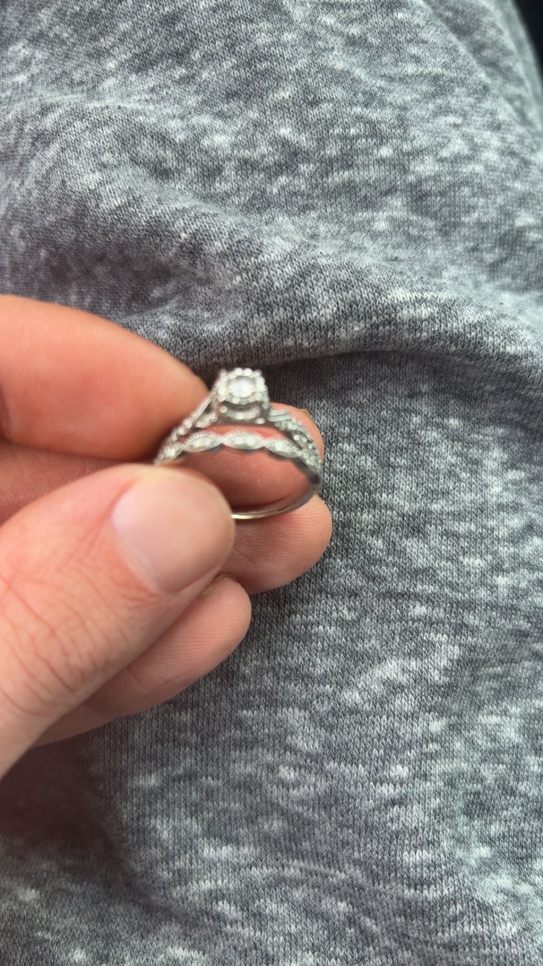 Engagement Ring and Band