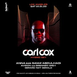 Carl Cox Ticket For Sale $60