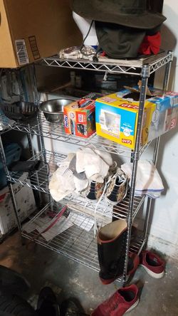 4ft metal shelf