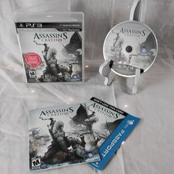 PS3 Game Action Adventure Assassin's Creed III
