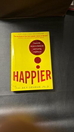 Happier by Tal Ben-Shahar Hardcover Book