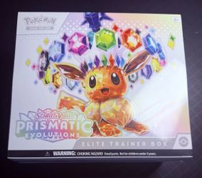 Pokemon Prismatic Evolutions Elite Trainer Box ETB - New Sealed & In-hand