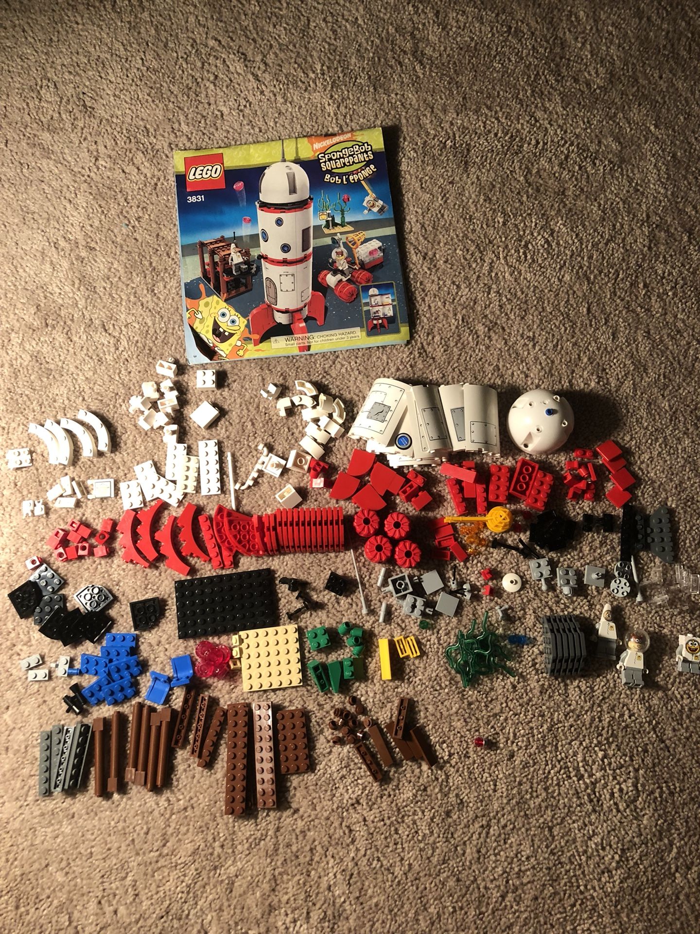 Lego spongebob rocket ride outlet