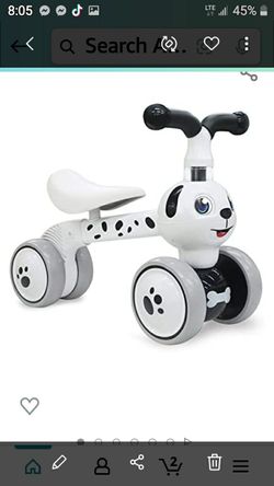 XIAPIA ( DALMATIAN  )BABY TODDLER Balance Bike 10 To 36 Mos. No Pedals 