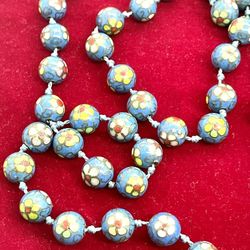 Vintage Cloisonné Necklace