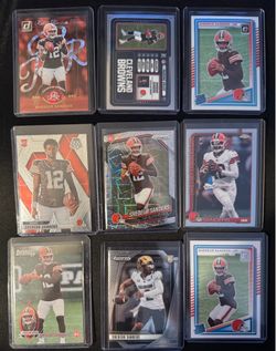 Shedeur Sanders rookie lot of 9