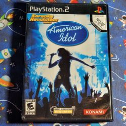 American Idol Sony Playstation 2 PS2 Complete CIB 
