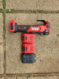 Skill multi tool with 3 battery