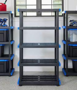 HART 5 TIER PLASTIC SHELE 48"W X 20"D X 72"H