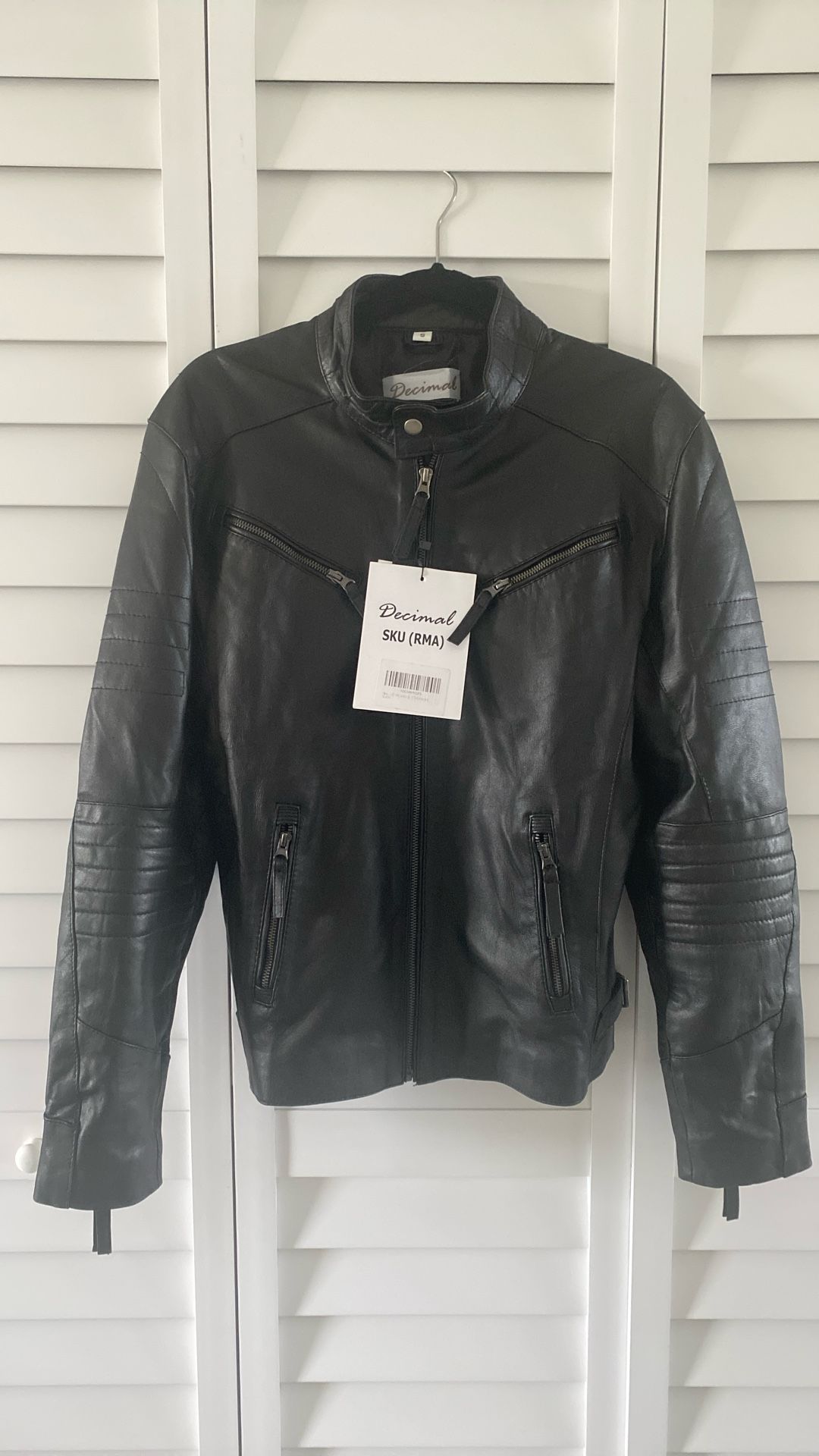 Never Worn Brand New Real Leather Jacket Lined