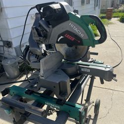 Hitachi Miter Saw And Stand 