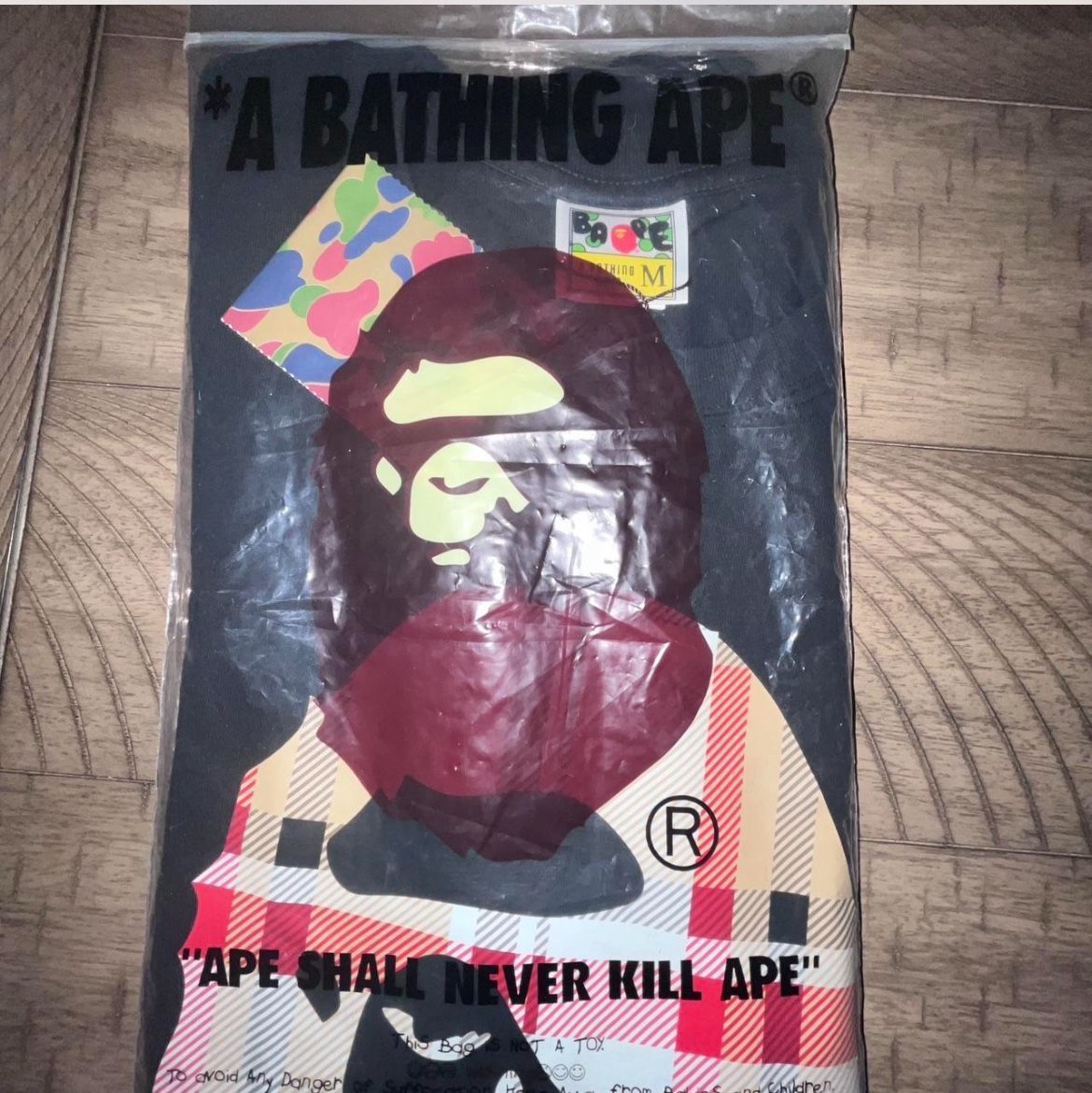 Bape x Burberry Shirt 👕, Size Medium