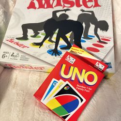 Games ( Twister And UNO ) NEW