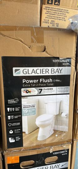 19’ Extra Tall Elongated Toilet Power Flush
