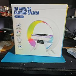 Led Wireless Charging Speaker