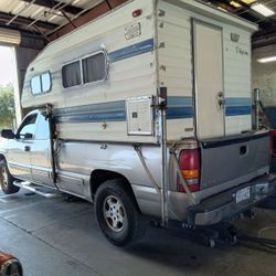 RV Camper And Truck