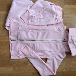 Lululemon Pink Milkshake Scuba set size 4 brand new with tags !!