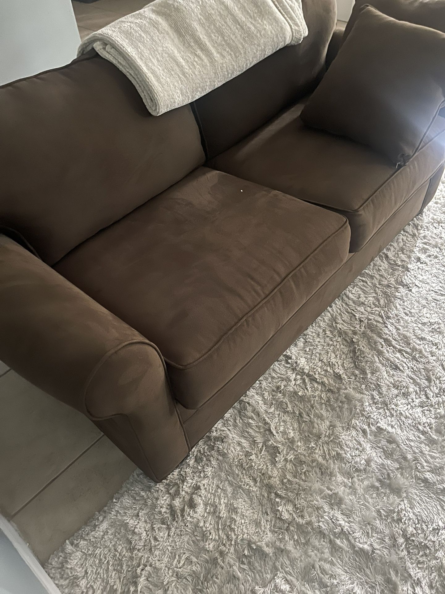 Cute Cozy Small Loveseat