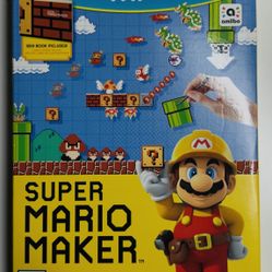 Super Mario Maker  (Nintendo Wii U) With Case Tested Working Fast Shipping X468