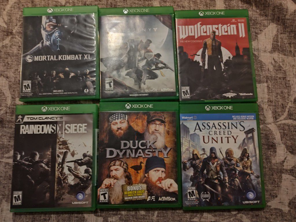 Xbox One Games 6 
