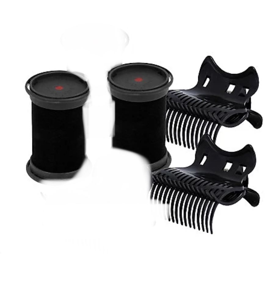 T3 Voluminous Hot Rollers 2 125” (3.2cm) Hot Rollers, 2 Butterfly Clips For Hair