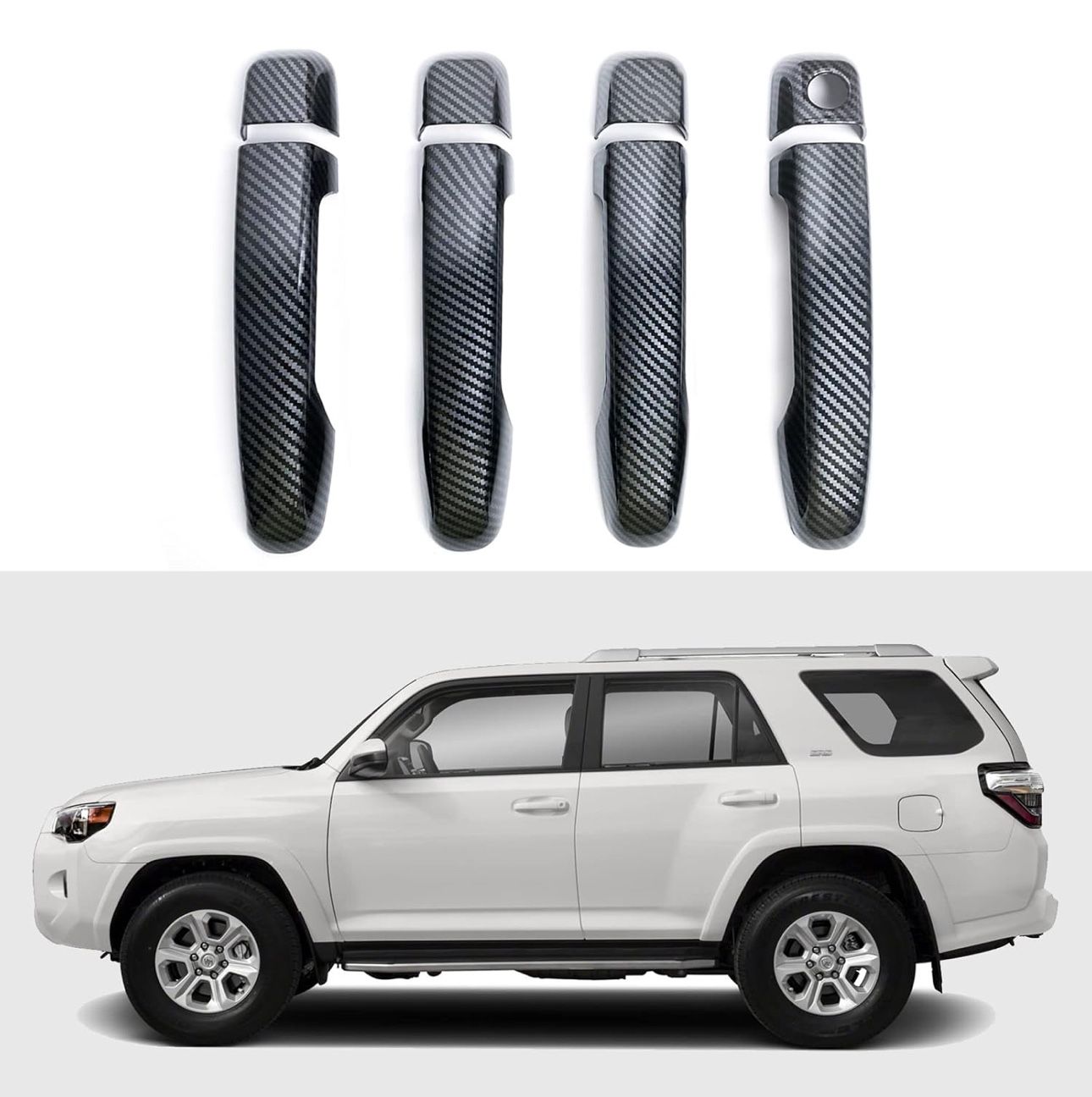 NEW Exterior door handle covers (Carbon fiber style)