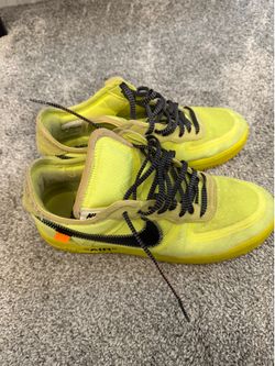 used Off white air forces 10.5