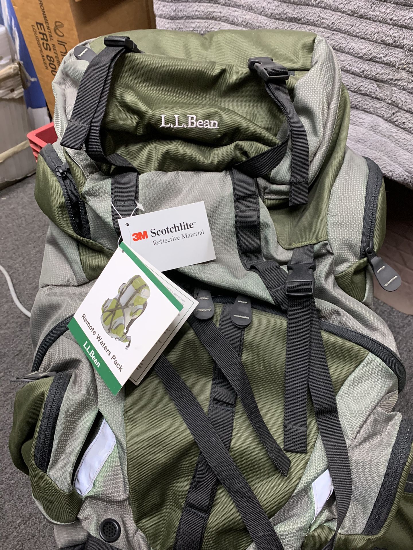 L.L. BEAN Remote Waters Fishing Backpack and Switchpack front component