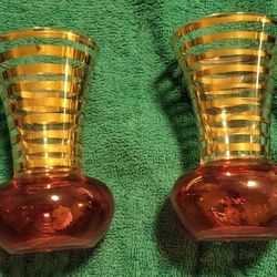 Vintage Small Glass Vases