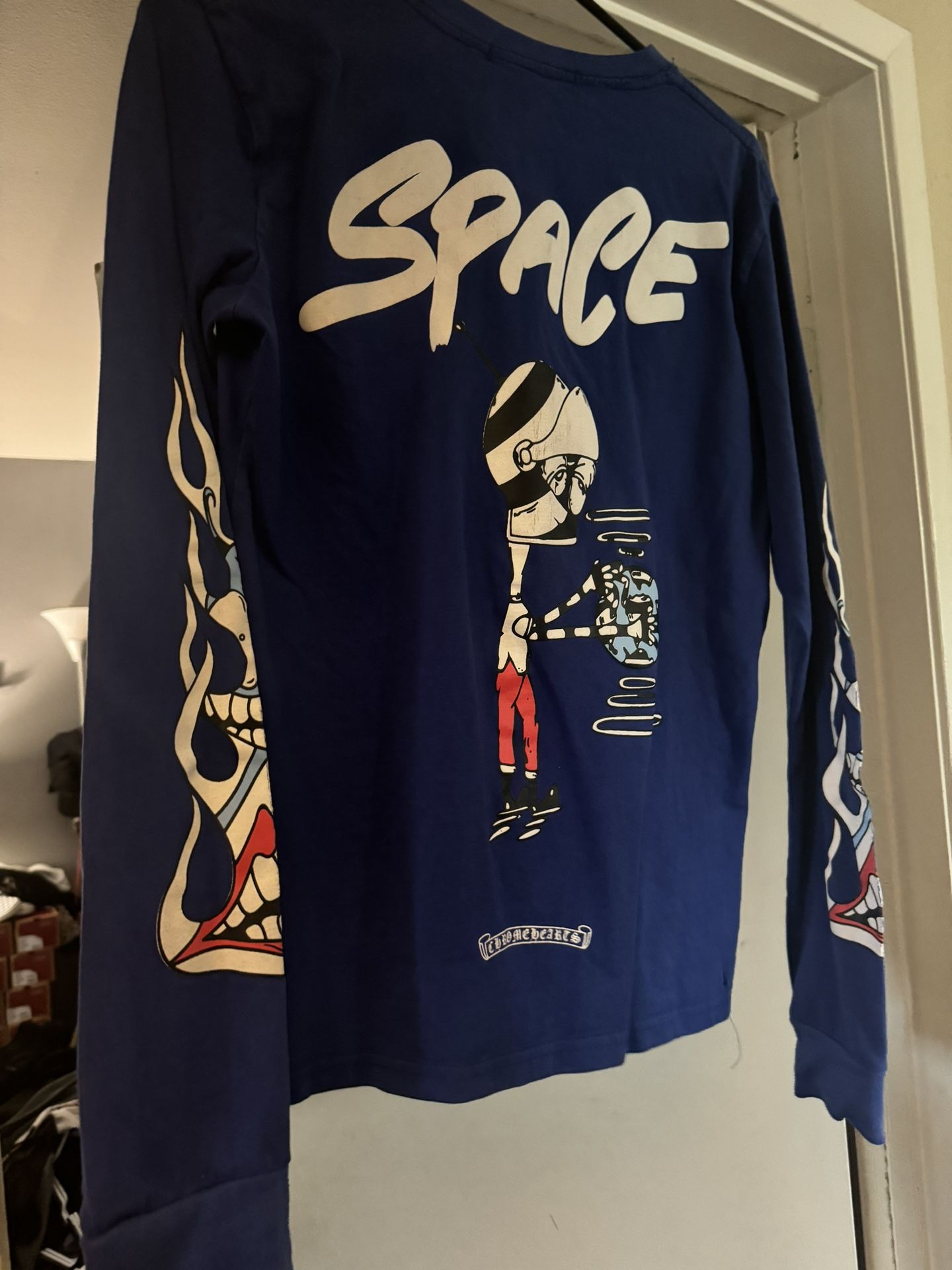 Blue Chrome Hearts T