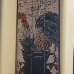 Wall Decor With Rooster 23 3/4 X 9/5  $8.00
