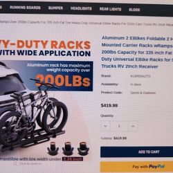 Bike Rack With Built In Ramp