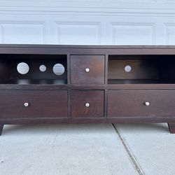 Hard Wood TV Stand for 70 inch TV 