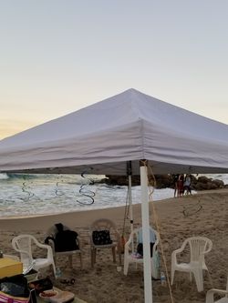 Tent with sunshade
