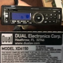 Dual Car Stereo XD6150